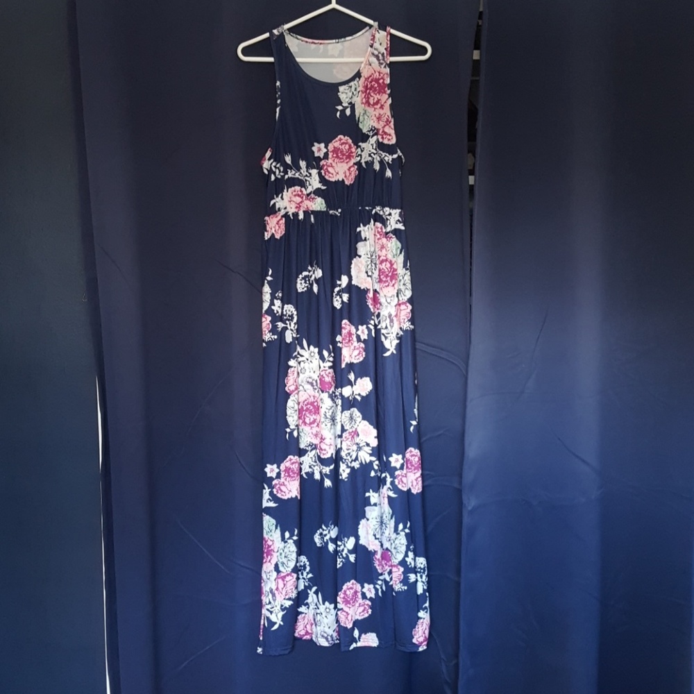 Flower maxi dress